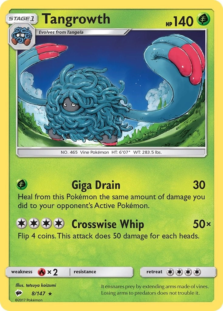 Tangrowth (8/147) (SM - Burning Shadows)