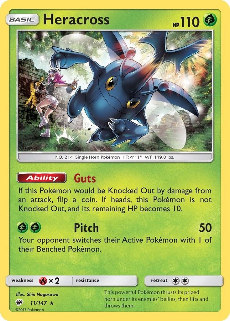 Heracross (11/147) (SM - Burning Shadows)