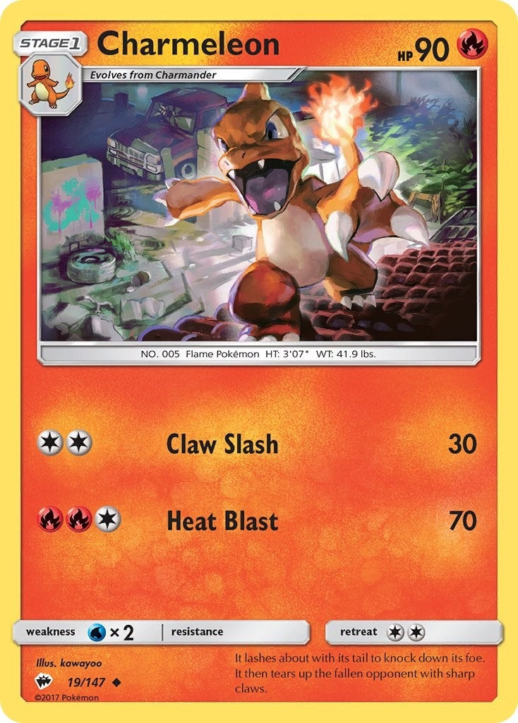 Charmeleon (19/147) (SM - Burning Shadows)