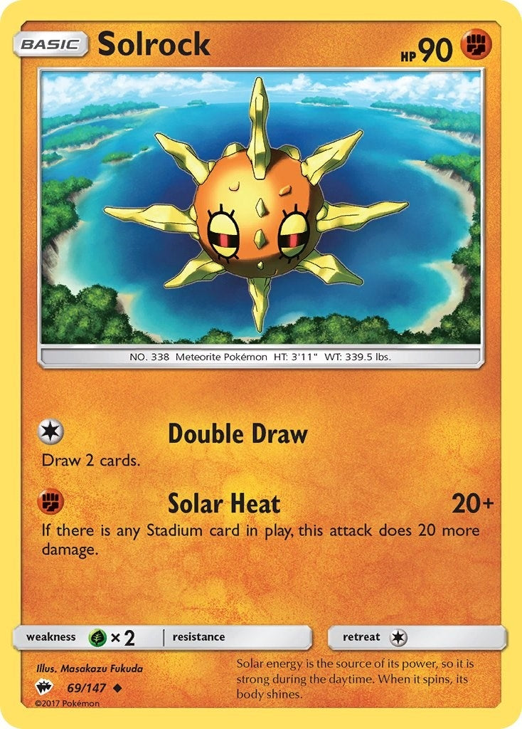 Solrock (69/147) (SM - Burning Shadows)