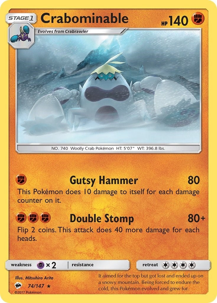 Crabominable (74/147) (SM - Burning Shadows)
