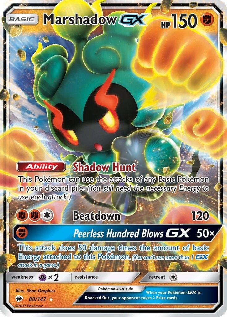Marshadow GX (80/147) (SM - Burning Shadows)