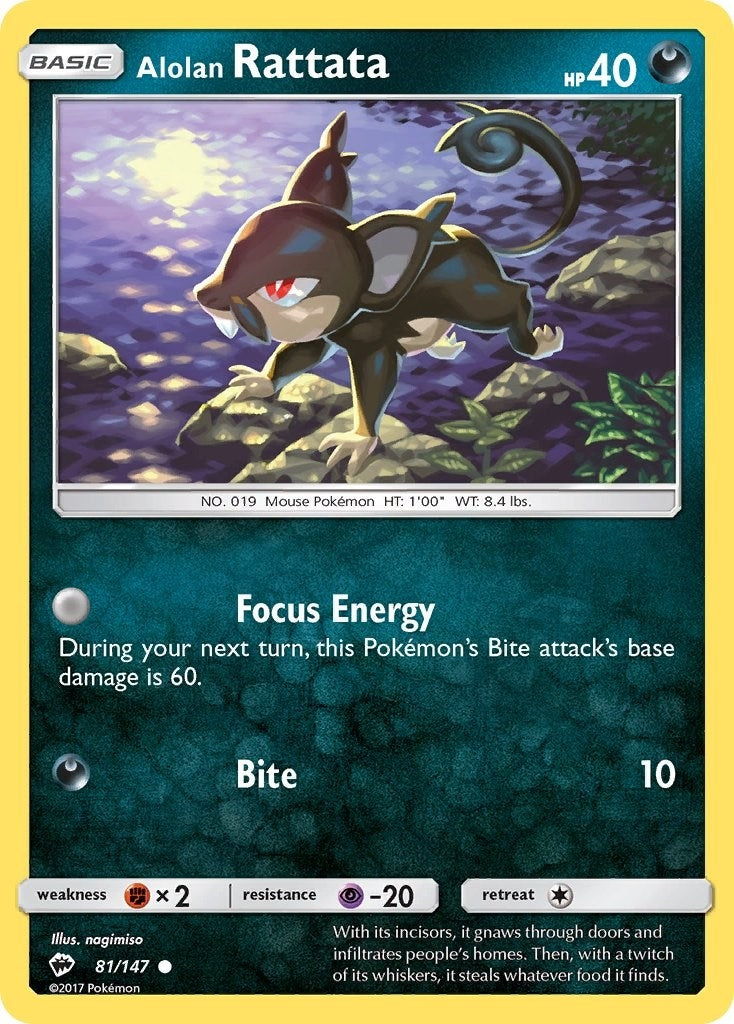 Alolan Rattata (81/147) (SM - Burning Shadows)