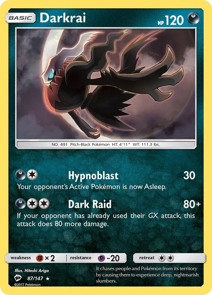 Darkrai (87/147) (SM - Burning Shadows)