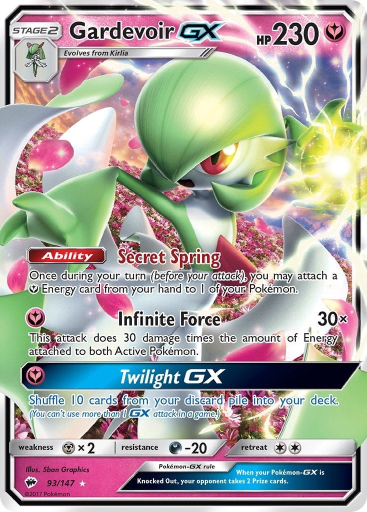 Gardevoir GX (93/147) (SM - Burning Shadows)