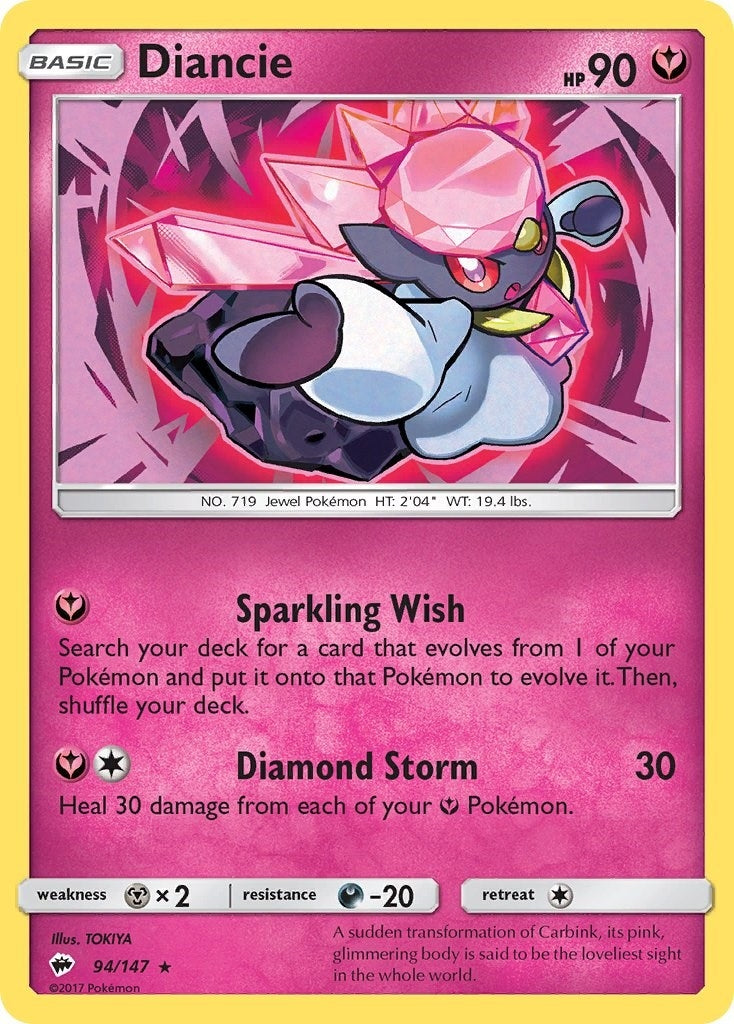 Diancie (94/147) (SM - Burning Shadows)