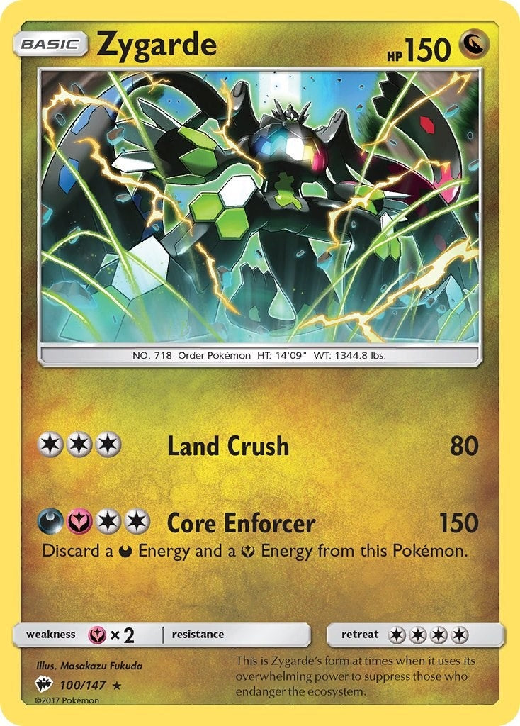 Zygarde (100/147) (SM - Burning Shadows)