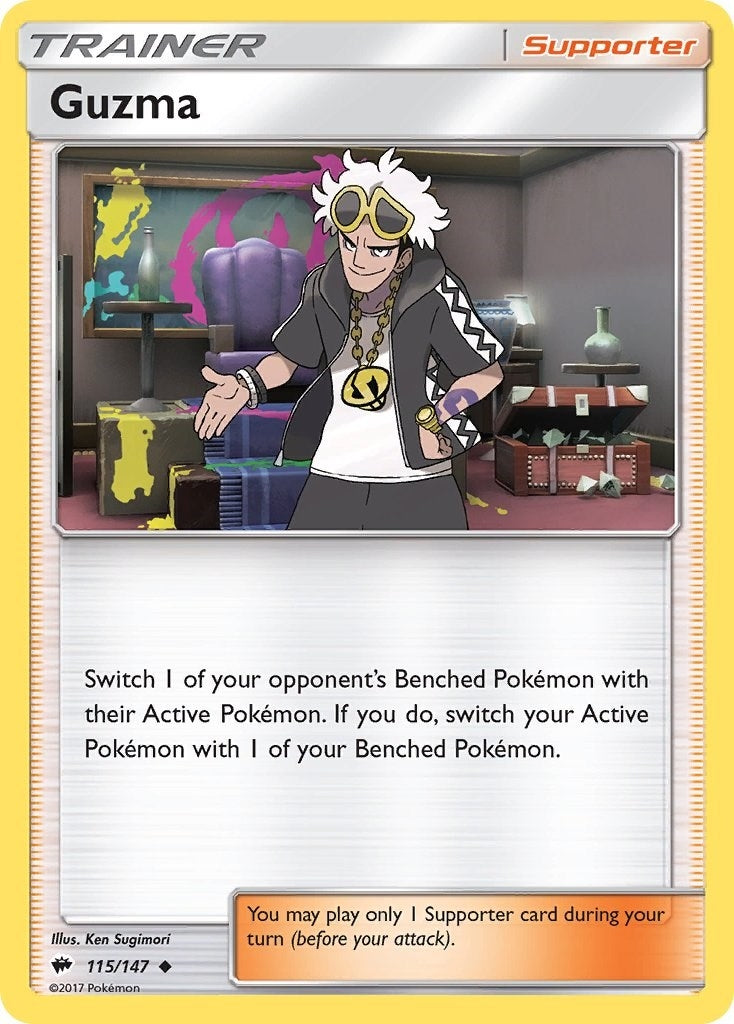 Guzma (115/147) (SM - Burning Shadows)