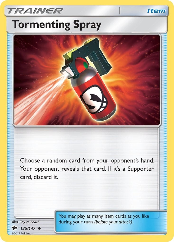 Tormenting Spray (125/147) (SM - Burning Shadows)