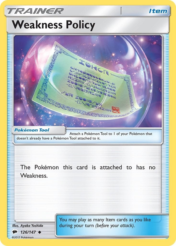 Weakness Policy (126/147) (SM - Burning Shadows)