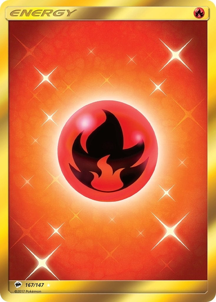 Fire Energy (Secret) (167/147) (SM - Burning Shadows)