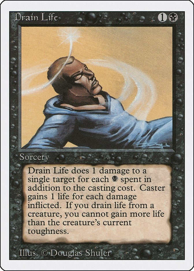 Image for Drain Life (Revised Edition) (3ED) - Magic: The Gathering