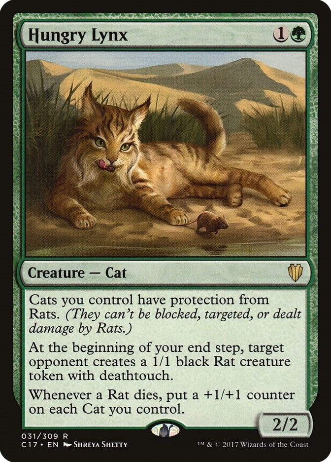 Image for Hungry Lynx (31) (Commander 2017) (C17) - Magic: The Gathering