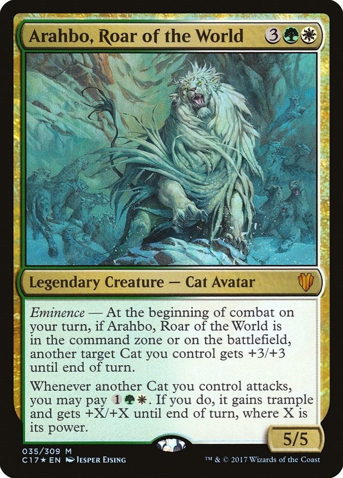 Image for Arahbo, Roar of the World (35) (Commander 2017) (C17) - Magic: The Gathering