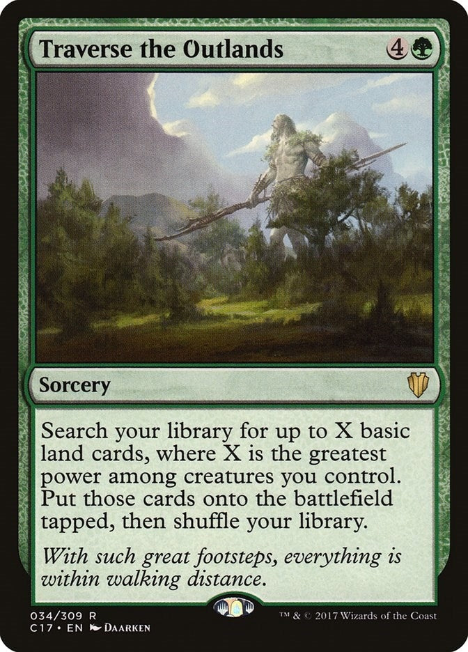 Image for Traverse the Outlands (34) (Commander 2017) (C17) - Magic: The Gathering