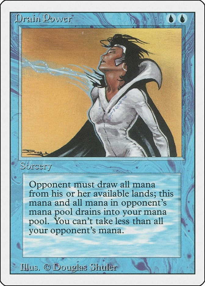 Image for Drain Power (Revised Edition) (3ED) - Magic: The Gathering