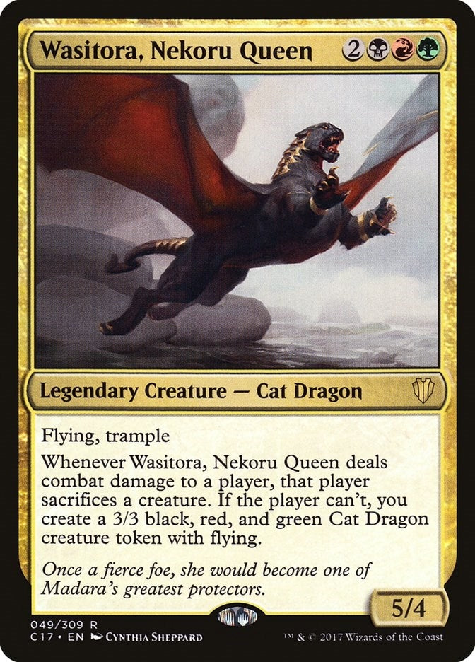 Image for Wasitora, Nekoru Queen (49) (Commander 2017) (C17) - Magic: The Gathering
