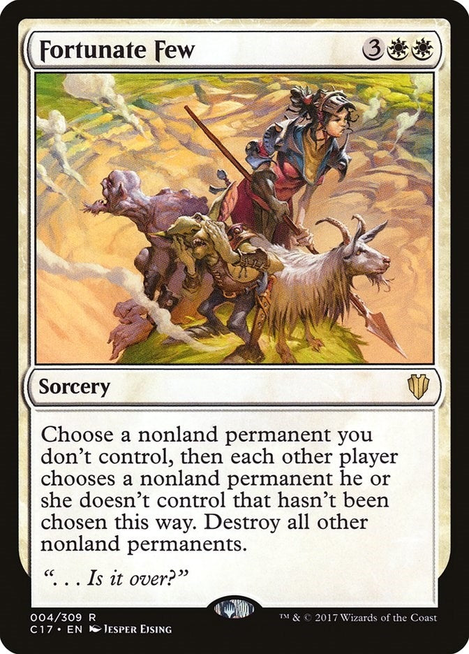 Image for Fortunate Few (4) (Commander 2017) (C17) - Magic: The Gathering