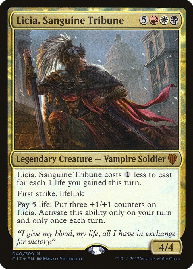 Image for Licia, Sanguine Tribune (40) (Commander 2017) (C17) - Magic: The Gathering
