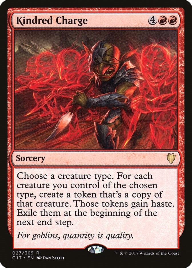 Image for Kindred Charge (27) (Commander 2017) (C17) - Magic: The Gathering