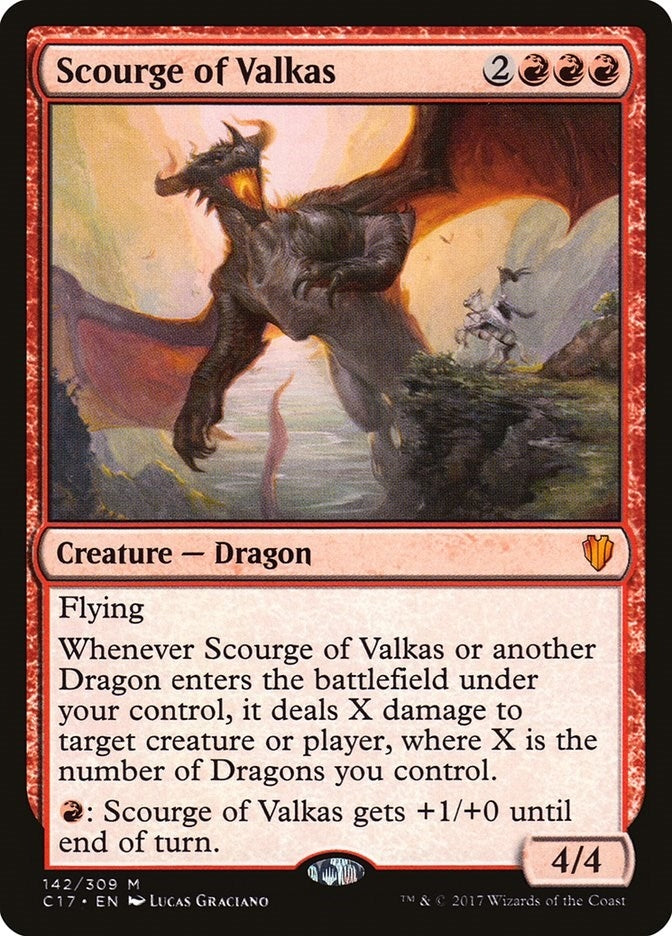 Image for Scourge of Valkas (142) (Commander 2017) (C17) - Magic: The Gathering