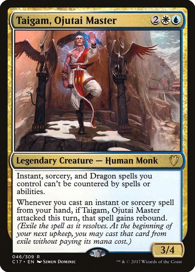 Image for Taigam, Ojutai Master (46) (Commander 2017) (C17) - Magic: The Gathering