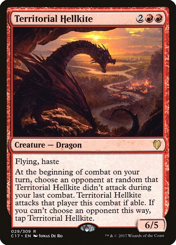 Image for Territorial Hellkite (29) (Commander 2017) (C17) - Magic: The Gathering