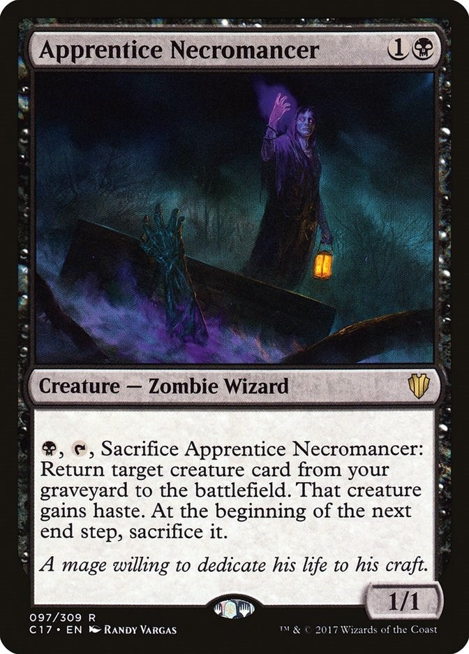 Image for Apprentice Necromancer (97) (Commander 2017) (C17) - Magic: The Gathering