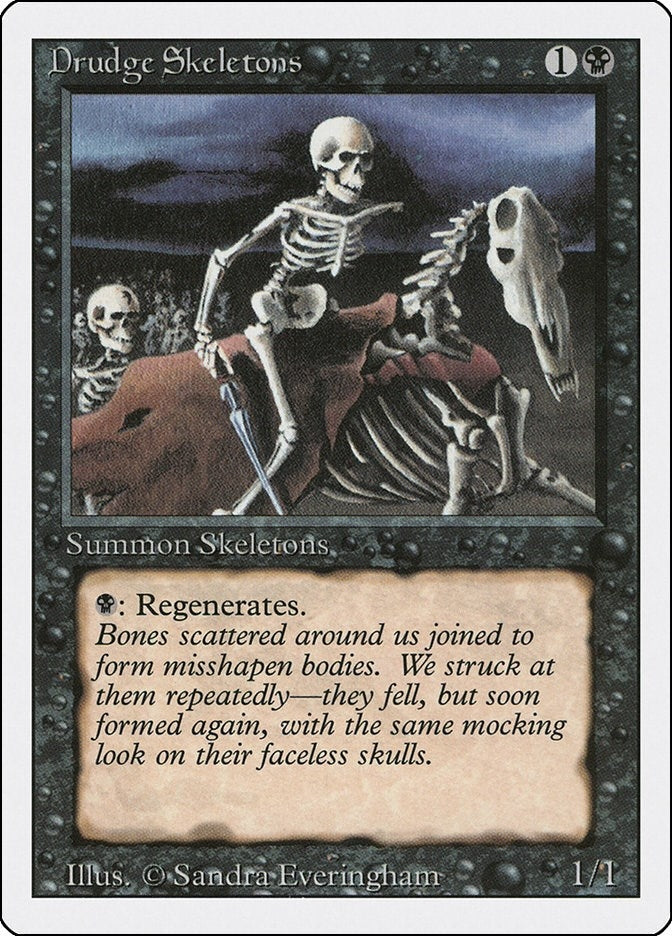 Image for Drudge Skeletons (Revised Edition) (3ED) - Magic: The Gathering