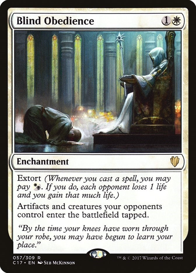 Image for Blind Obedience (57) (Commander 2017) (C17) - Magic: The Gathering
