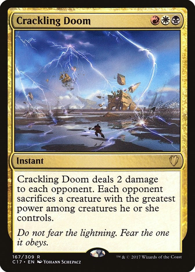 Image for Crackling Doom (167) (Commander 2017) (C17) - Magic: The Gathering