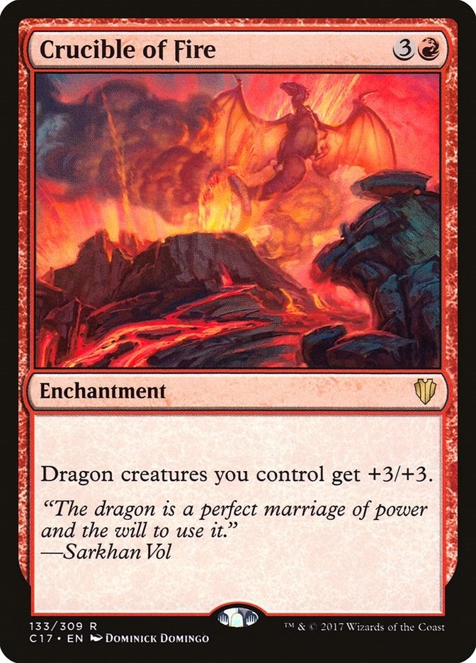 Image for Crucible of Fire (133) (Commander 2017) (C17) - Magic: The Gathering