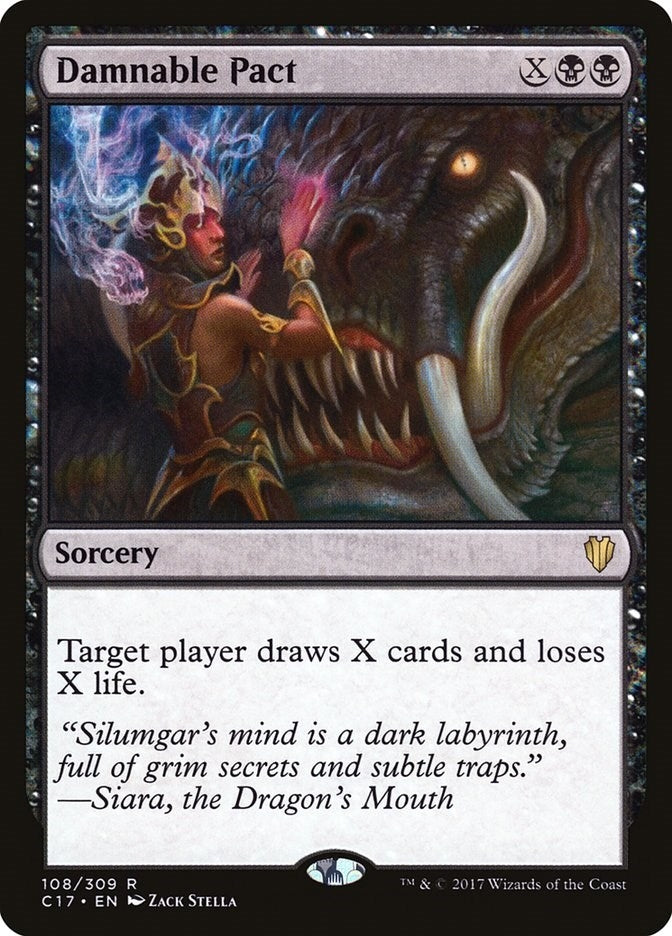 Image for Damnable Pact (108) (Commander 2017) (C17) - Magic: The Gathering