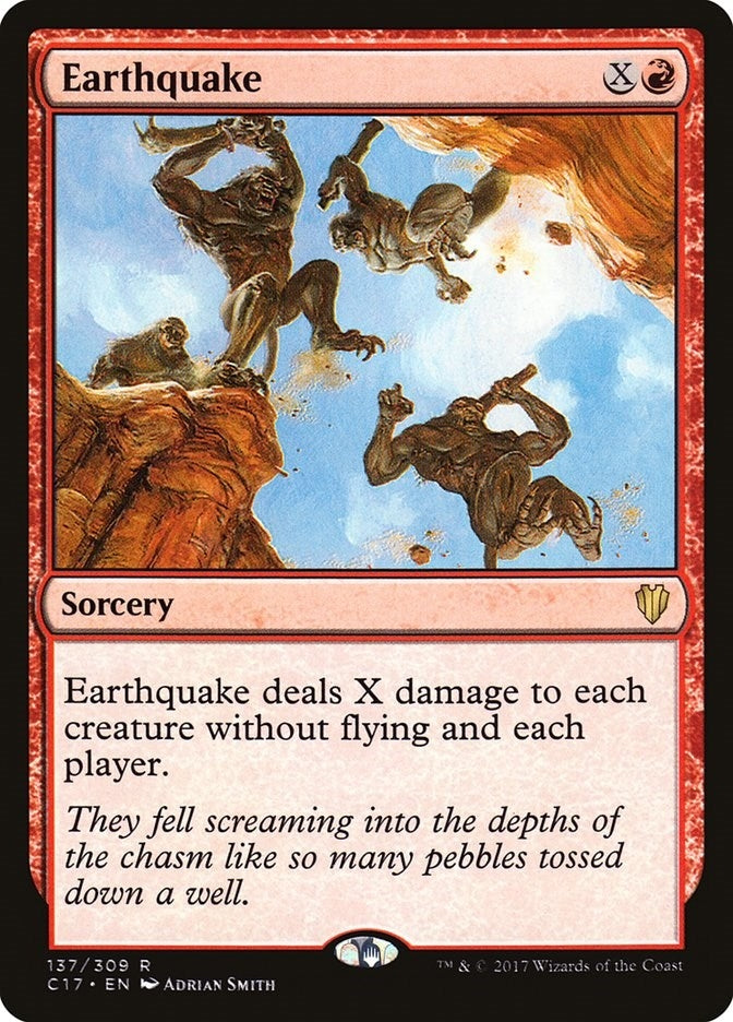 Image for Earthquake (137) (Commander 2017) (C17) - Magic: The Gathering