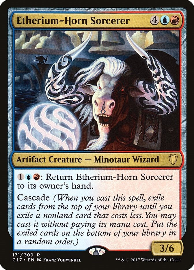 Image for Etherium-Horn Sorcerer (171) (Commander 2017) (C17) - Magic: The Gathering