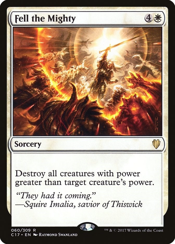 Image for Fell the Mighty (60) (Commander 2017) (C17) - Magic: The Gathering