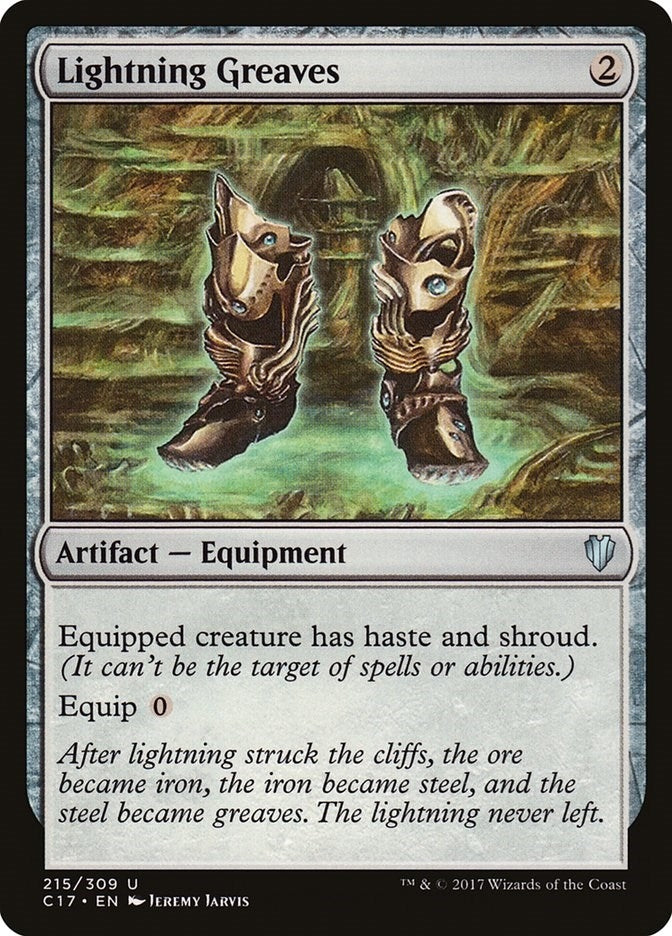 Lightning Greaves (215) (Commander 2017)