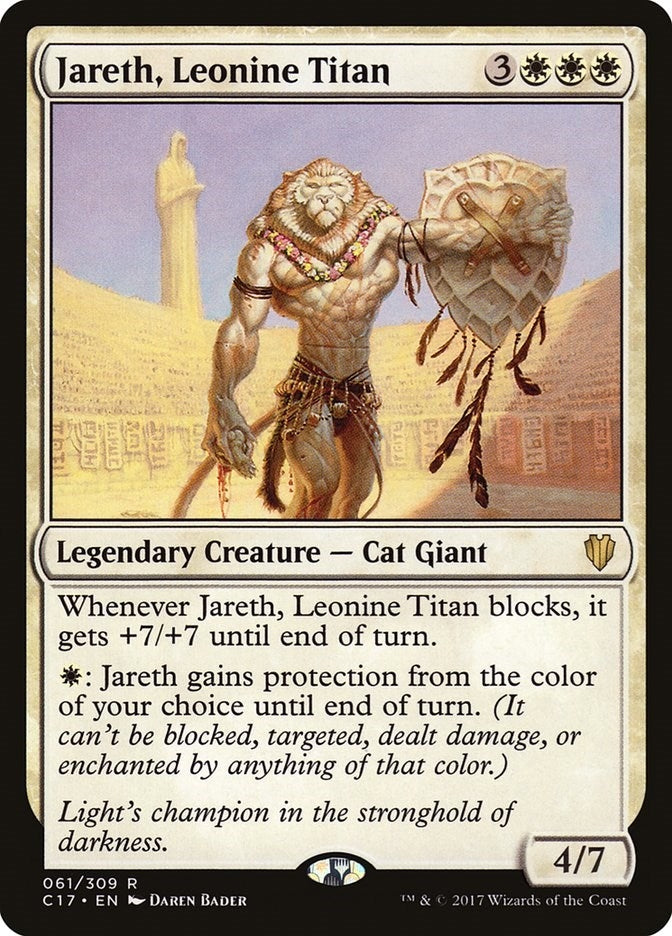 Image for Jareth, Leonine Titan (61) (Commander 2017) (C17) - Magic: The Gathering