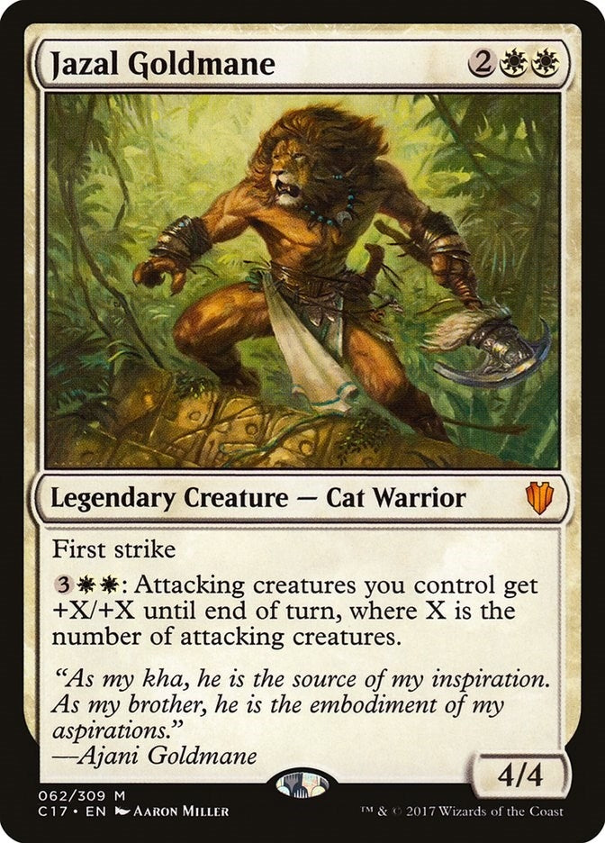 Image for Jazal Goldmane (62) (Commander 2017) (C17) - Magic: The Gathering