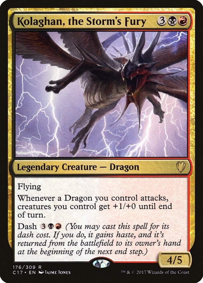 Image for Kolaghan, the Storm's Fury (176) (Commander 2017) (C17) - Magic: The Gathering
