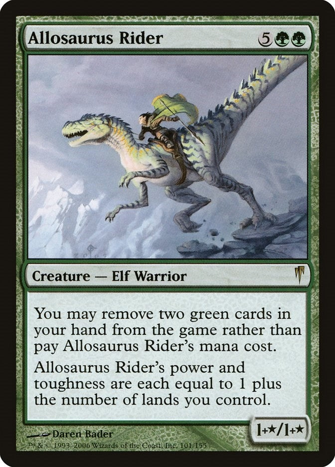 Allosaurus Rider (101) (Coldsnap)