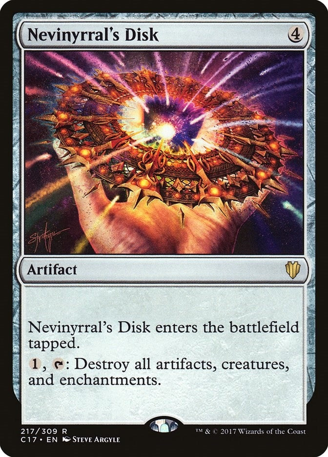 Image for Nevinyrral's Disk (217) (Commander 2017) (C17) - Magic: The Gathering