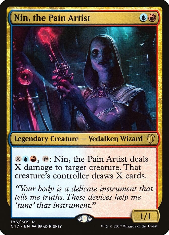 Image for Nin, the Pain Artist (183) (Commander 2017) (C17) - Magic: The Gathering