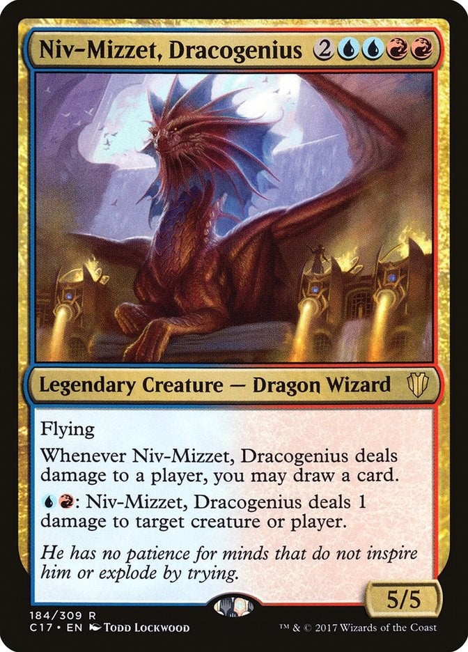 Image for Niv-Mizzet, Dracogenius (184) (Commander 2017) (C17) - Magic: The Gathering