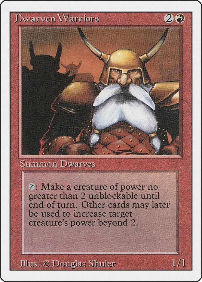Image for Dwarven Warriors (Revised Edition) (3ED) - Magic: The Gathering