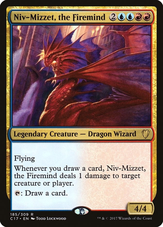 Image for Niv-Mizzet, the Firemind (185) (Commander 2017) (C17) - Magic: The Gathering