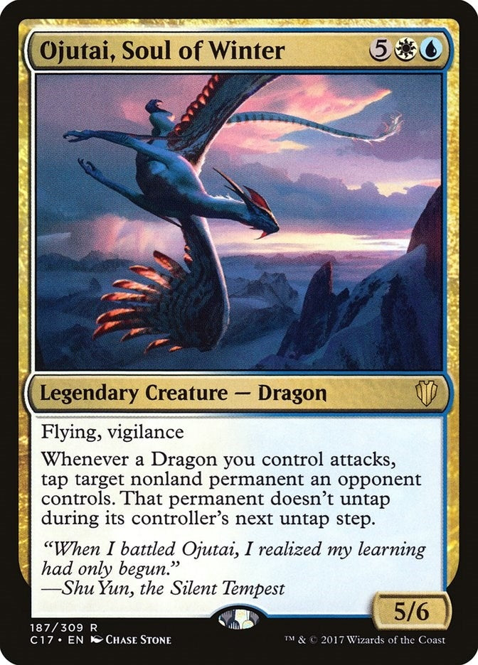 Image for Ojutai, Soul of Winter (187) (Commander 2017) (C17) - Magic: The Gathering