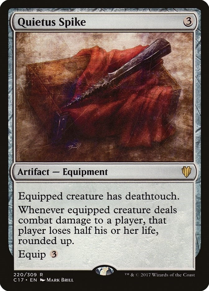 Image for Quietus Spike (220) (Commander 2017) (C17) - Magic: The Gathering