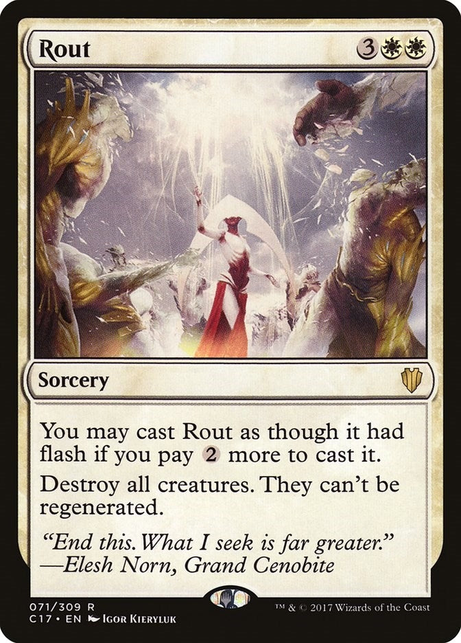 Image for Rout (71) (Commander 2017) (C17) - Magic: The Gathering