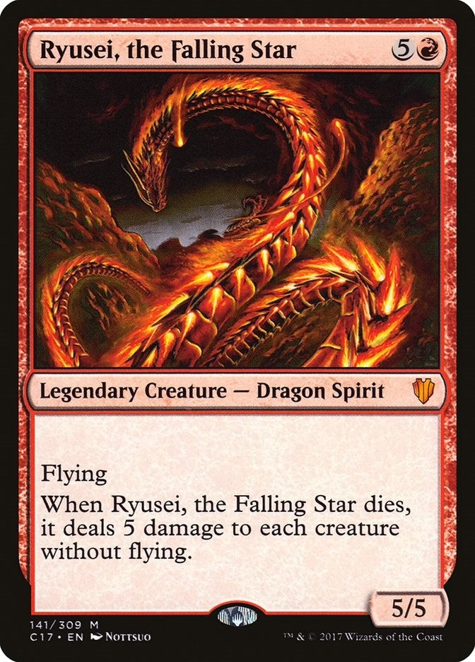 Image for Ryusei, the Falling Star (141) (Commander 2017) (C17) - Magic: The Gathering
